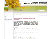 Tablet Screenshot of juliepikecounselling.com